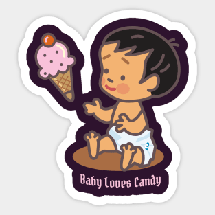 BaBy LoVes CaNdy Sticker